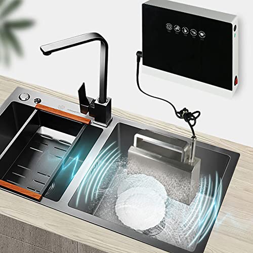 ポータブルカウンタートップ食器洗い機、500Wビルトイン食器洗い機、RVミニ食器洗い機、360度超音波洗浄除染、4モード切り替え、レンジフードフィルターも洗浄可能